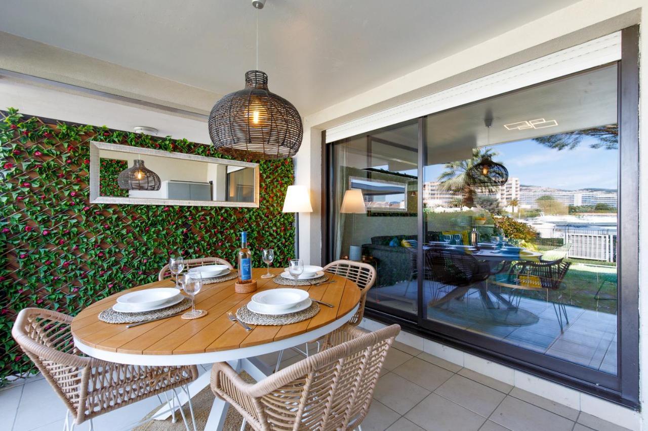 Luxury 3 Piece Garden Apartment In Cannes Marina Mandelieu Kültér fotó